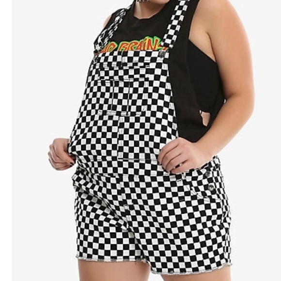 plus short overalls